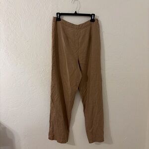 Chadwicks Light Brown Linen Pants